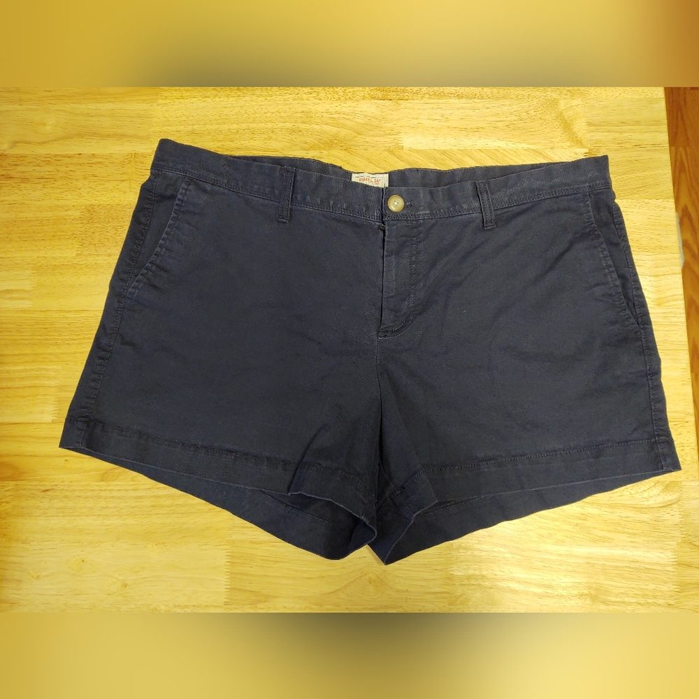 Navy Gap Shorts, sz. 18, 4" inseam
